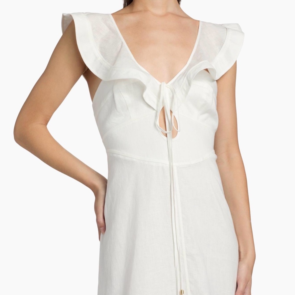 Zimmermann Women's Rhiannon Flutter Midi-Dress -NWT - Picture 6 of 7